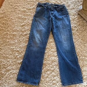 Levi's 529 Curvy Bootcut Jeans Womens 12 Blue Medium Wash Mid Rise Stretch Denim